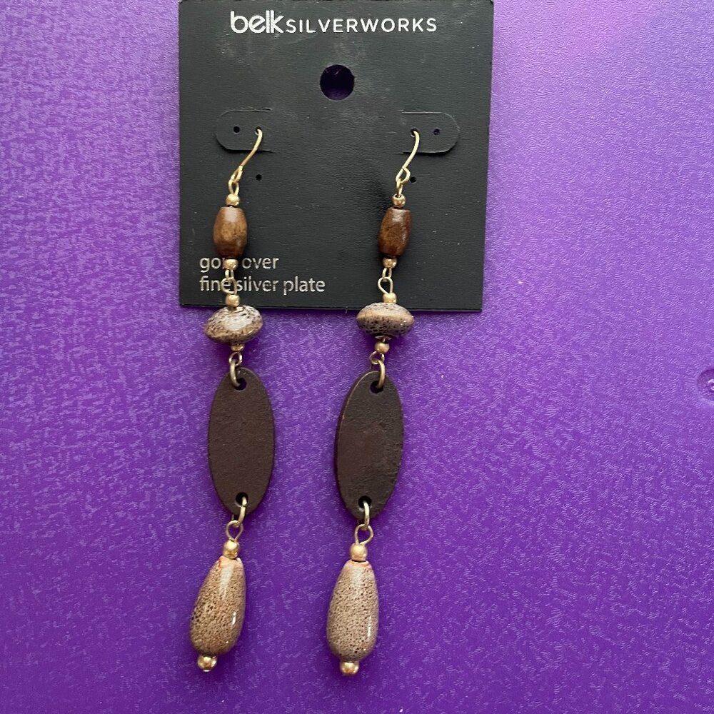 Bundle 3/$12.  Belk Studioworks Dangle Earrings.